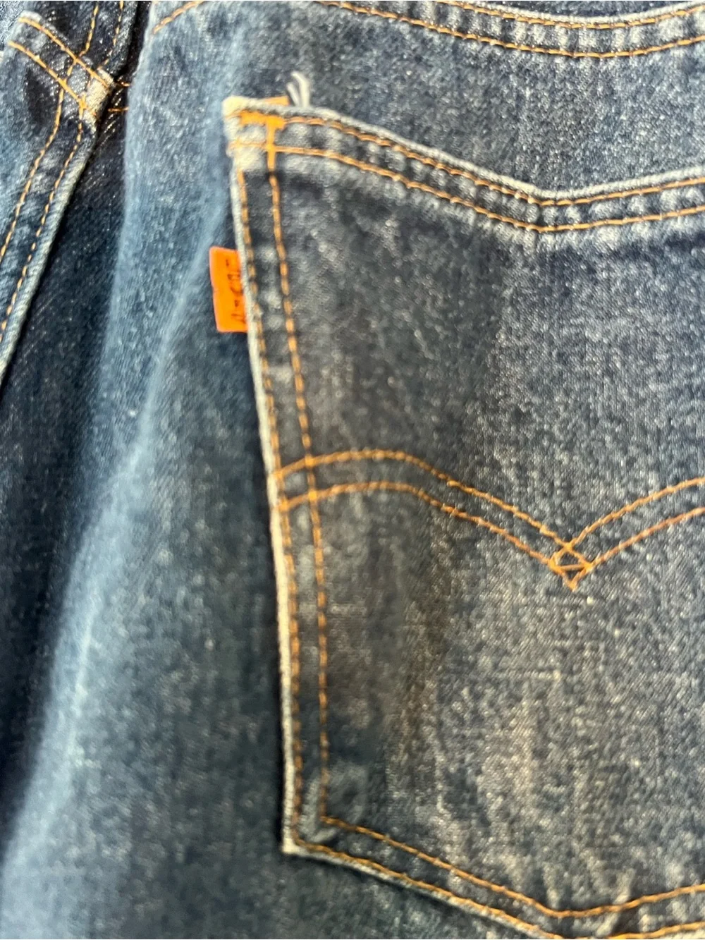VTG 80s Levi's 517 Orange Tab Bootcut Blue Jeans Men’s 40x30 Made in USA